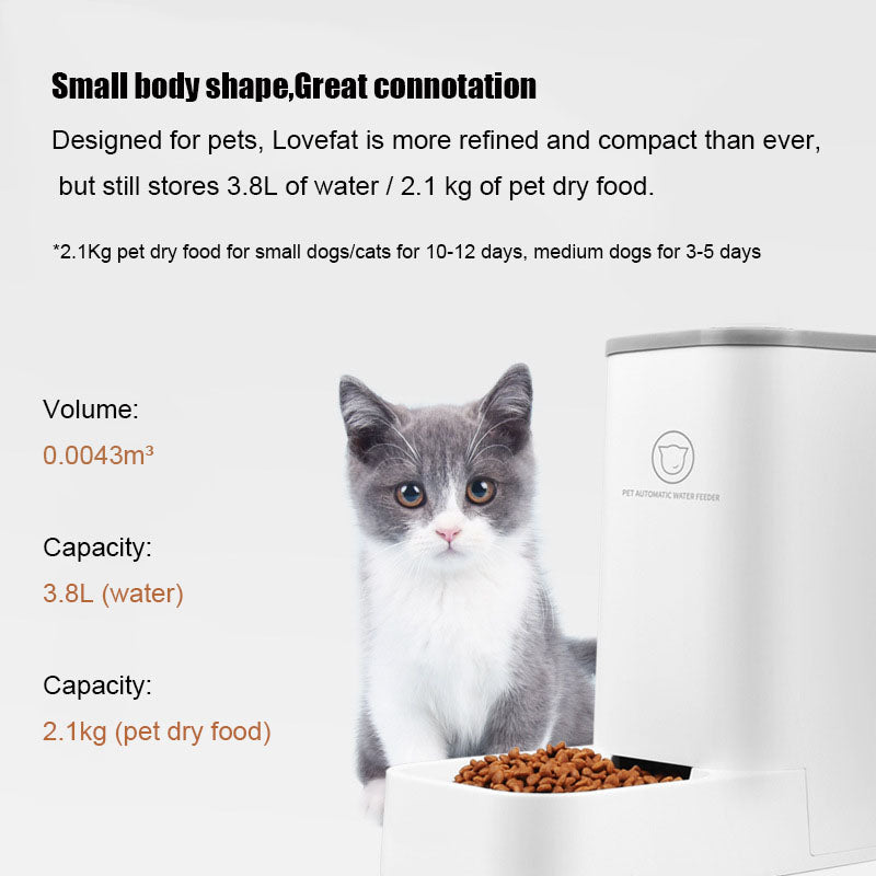 Automatic Pet Water and Food Dispenser