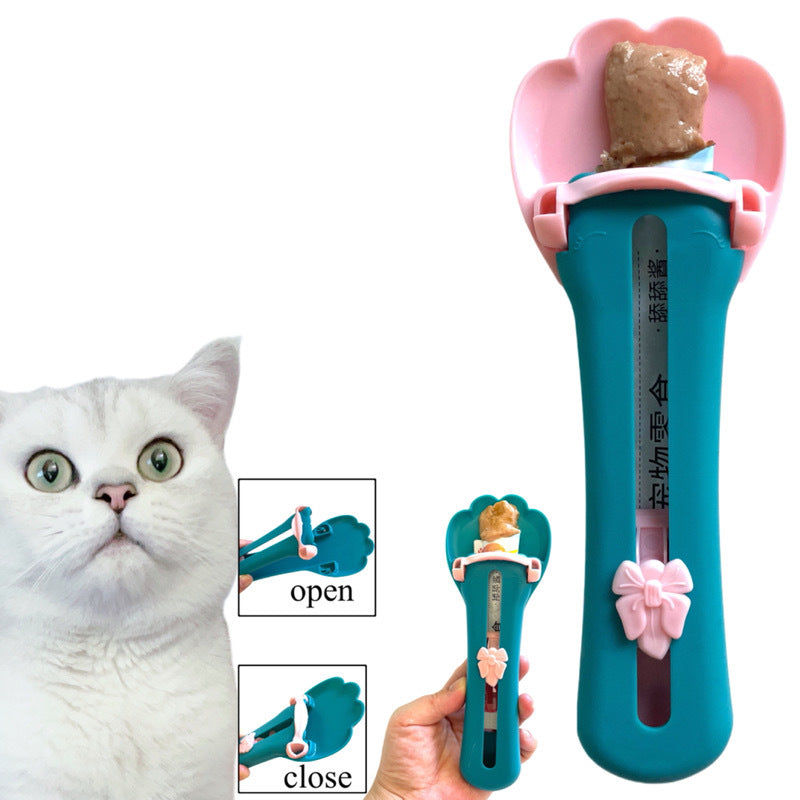 Cat Strip Spoon Feeder for Pet Food