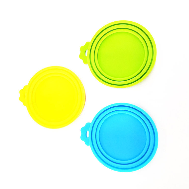 Silicone Pet Food Can Lids for Sealing and Freshness