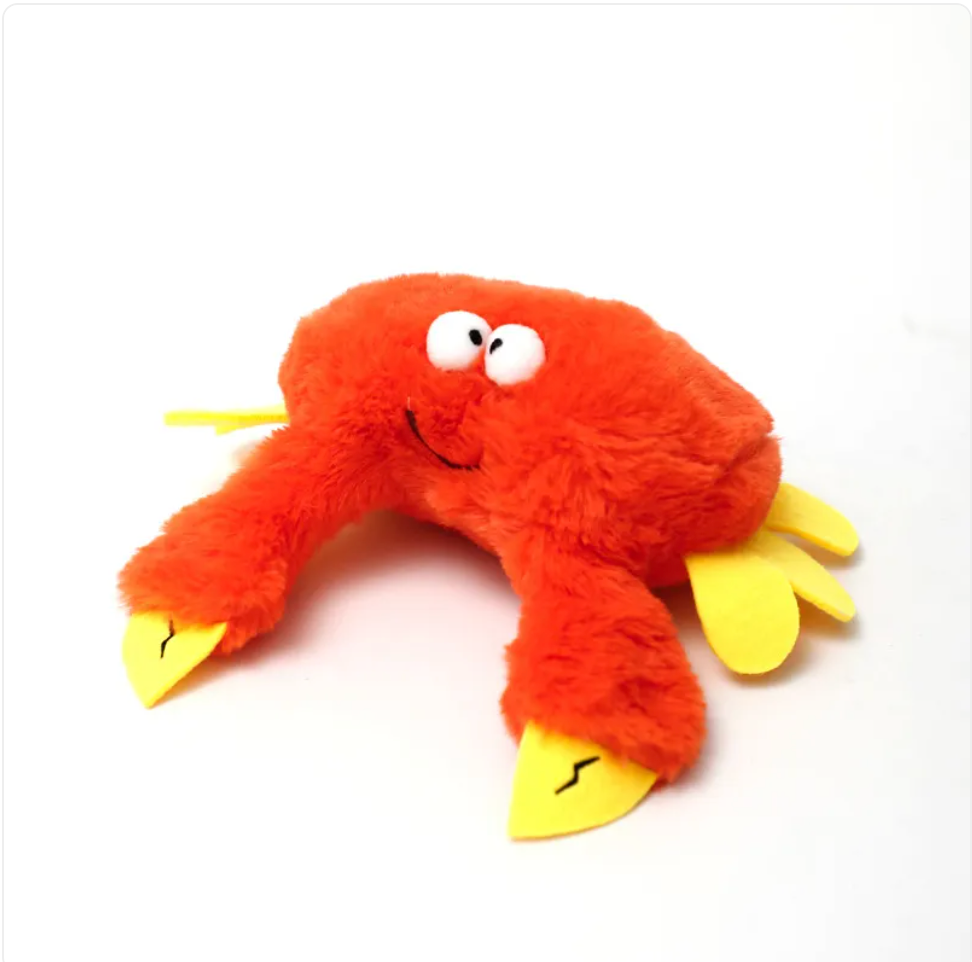 Interactive Plush Cat Toy - Sound & Motion Jumping Fish or Flapping Bird